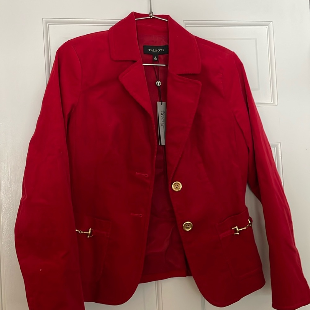 Talbots corduroy two button jacket/blazer